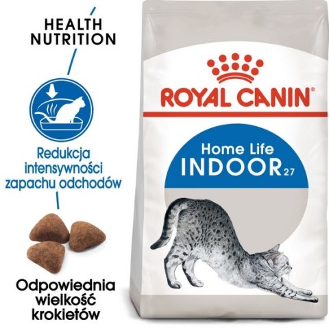 Royal Canin Indoor karma sucha dla kotów dorosłych, przebywających wyłącznie w domu 400g