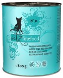 Catz Finefood Classic N.21 Dziczyzna i Karmazyn puszka 800g