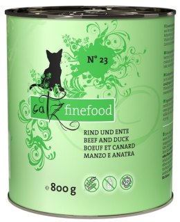 Catz Finefood Classic N.23 Wołowina i Kaczka puszka 800g