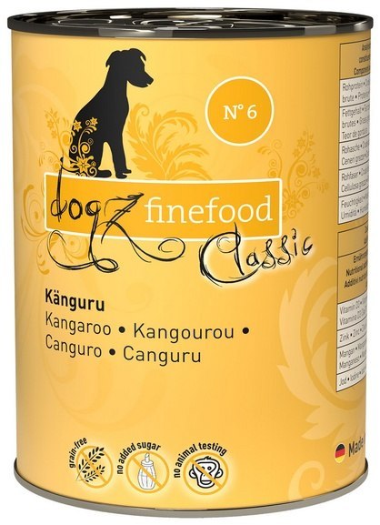 Dogz Finefood Classic N.06 Kangur puszka 400g