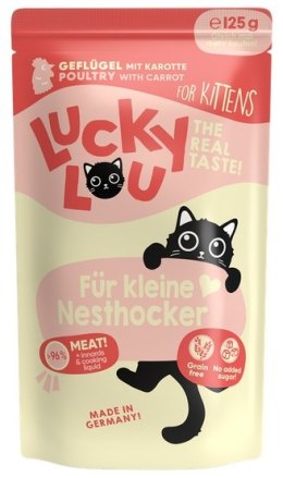 Lucky Lou Lifestage Kitten Drób saszetka 125g