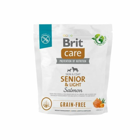 BRIT CARE SENIOR LIGHT & SALMON GRAIN-FREE 1kg