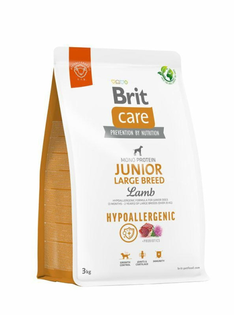 BRIT CARE JUNIOR LARGE LAMB HYPOALLERGENIC 3 kg