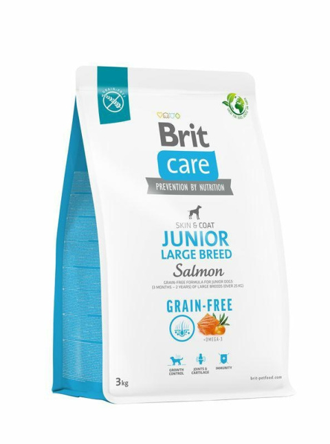 BRIT CARE JUNIOR LARGE SALMON GRAIN-FREE 3kg