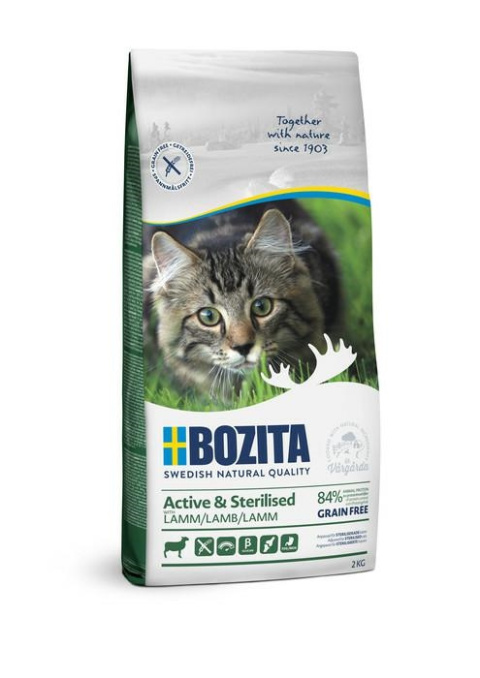 Bozita Active & Sterilised Grain free Lamb 2kg