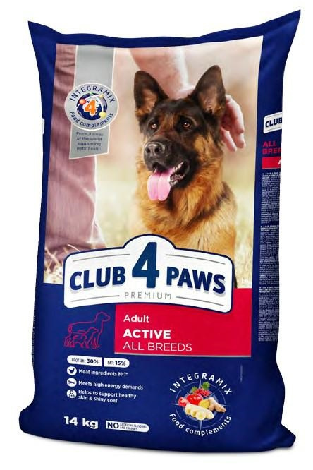 CLUB4Ł PIES 14kg ACTIVE