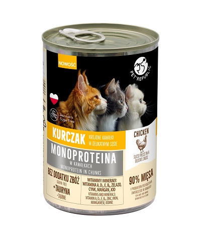 PET REPUBLIC MONOPROTEIN KURCZAK 400g