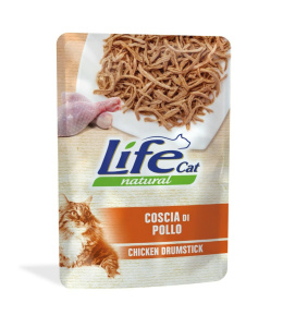 LIFE CAT CHICKEN DRUMSTICK + CARRORTS saszetka 70g