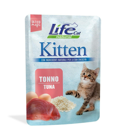 LIFE CAT KITTEN TUNA saszetka 70g