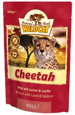 Wildcat Cheetah - dziczyzna, jagnięcina i łosoś saszetka 100g