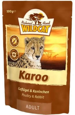 Wildcat Karoo - królik i drób saszetka 100g