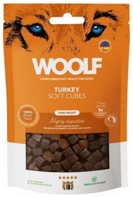 Woolf Soft Cubes Monoprotein Turkey 100g