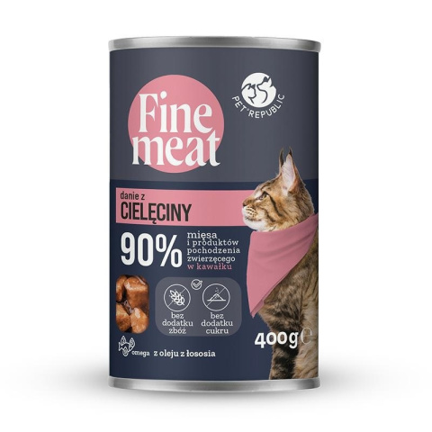 FINE MEAT KOT CIELĘCINA sos puszka 400g