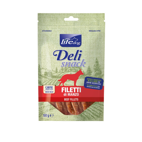 LIFE DOG BEEF FILLETS 100g