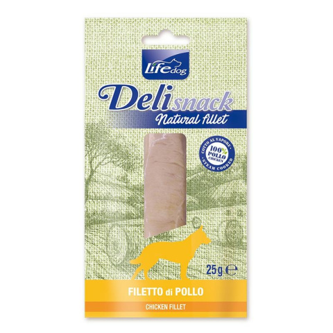 LIFE DOG BOILED CHICKEN FILLET 25g