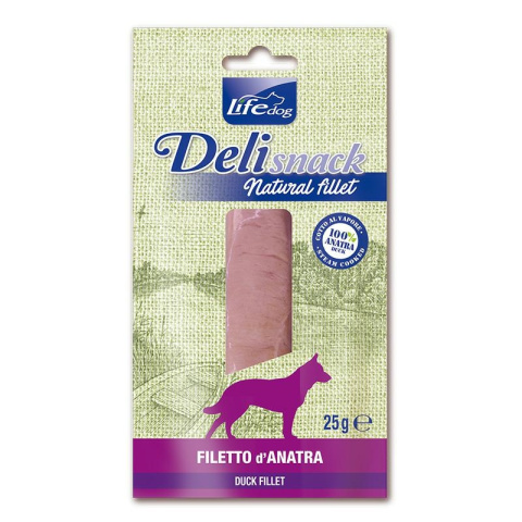 LIFE DOG BOILED DUCK FILLET 25g