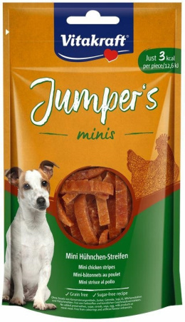 VITAKRAFT PIES JUMPERS MINIS STRIPES KURCZAK 80g