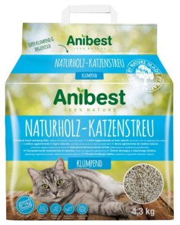 Anibest Żwirek drewniany dla kota 10L / 4,3kg