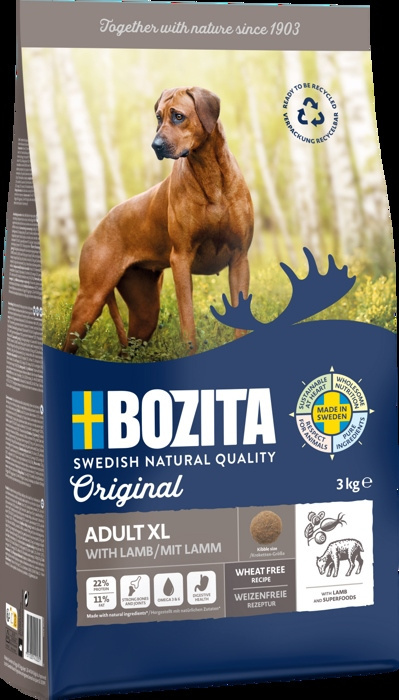 BOZITA PIES ADULT XL CHICKEN LAMB 3kg