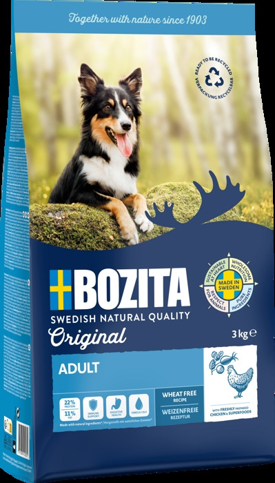 BOZITA PIES ORIGINAL ADULT 3kg