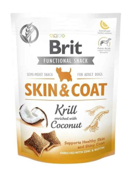 BRIT PIES 150g SNACK SKIN&COAT KRILL COCONUT