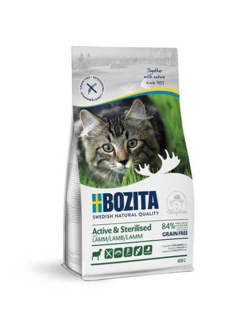 Bozita Active & Sterilised Grain free Lamb 400g