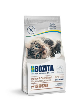 Bozita Indoor & Sterilised Grain free Reindeer 10kg