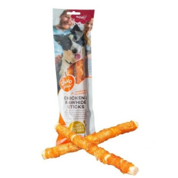 DUVO+ GRYZAK CHICKEN&RAWHIDE CHICKEN LARGE 25cm/2szt 122g