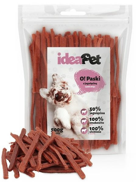 IDEAPET PASKI Z JAGNIĘCINĄ 500g