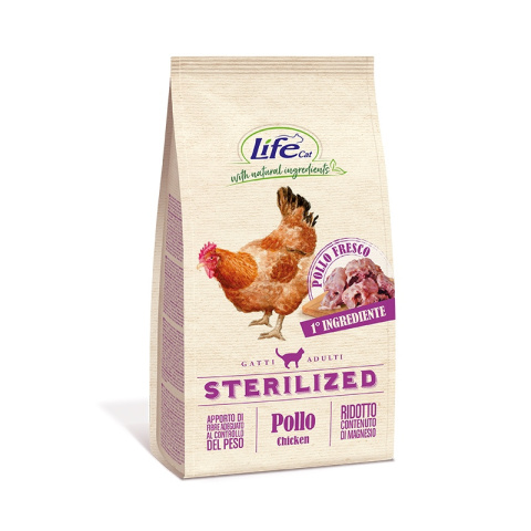 LIFE CAT STERILIZED CHICKEN 1,5kg