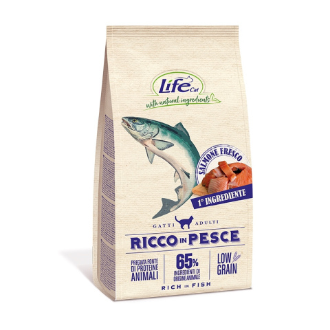 LIFE CAT RICH IN SALMON LOW GRAIN 400g