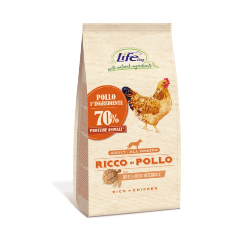 LIFE DOG ADULT RICH IN CHICKEN 2kg