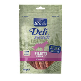 LIFE DOG PORK FILLETS JERKIES 80g