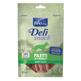 LIFE DOG RABBIT FILLETS JERKIES 100g