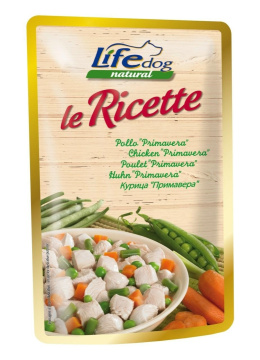 LIFE DOG CHICKEN + PRIMAVERA LE RICETTE saszetka 95g