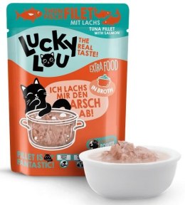 Lucky Lou Extrafood Tuńczyk & łosoś w bulionie saszetka 70g