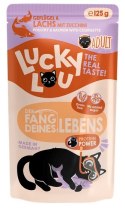 Lucky Lou Lifestage Adult Drób i łosoś saszetka 125g