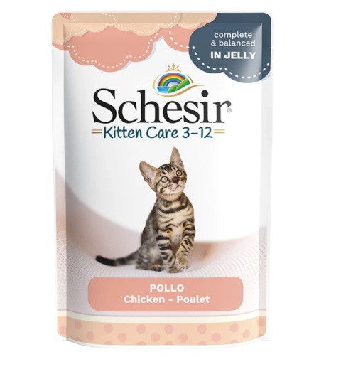 SCHESIR KOT KITTEN KURCZAK w galaretce saszetka 85g