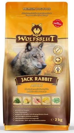 Wolfsblut Dog Jack Rabbit królik, zając i bataty 2kg