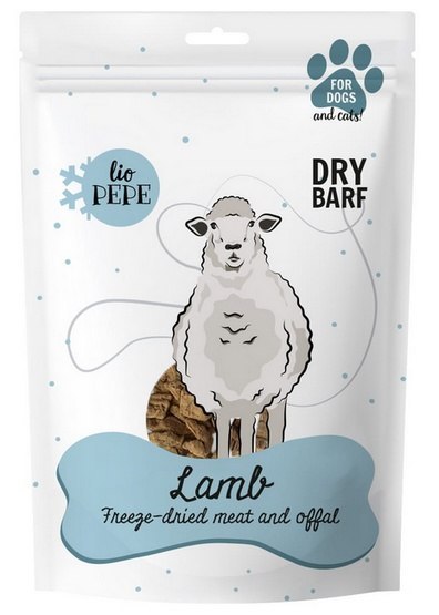 Paka Zwierzaka Lio PEPE Przysmak Lamb (płuco jagnięce) 50g